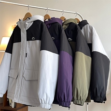 新款港风棉服大口袋宽松时尚港风青少年棉袄外套MY9305P-95，男装棉衣，电商A128