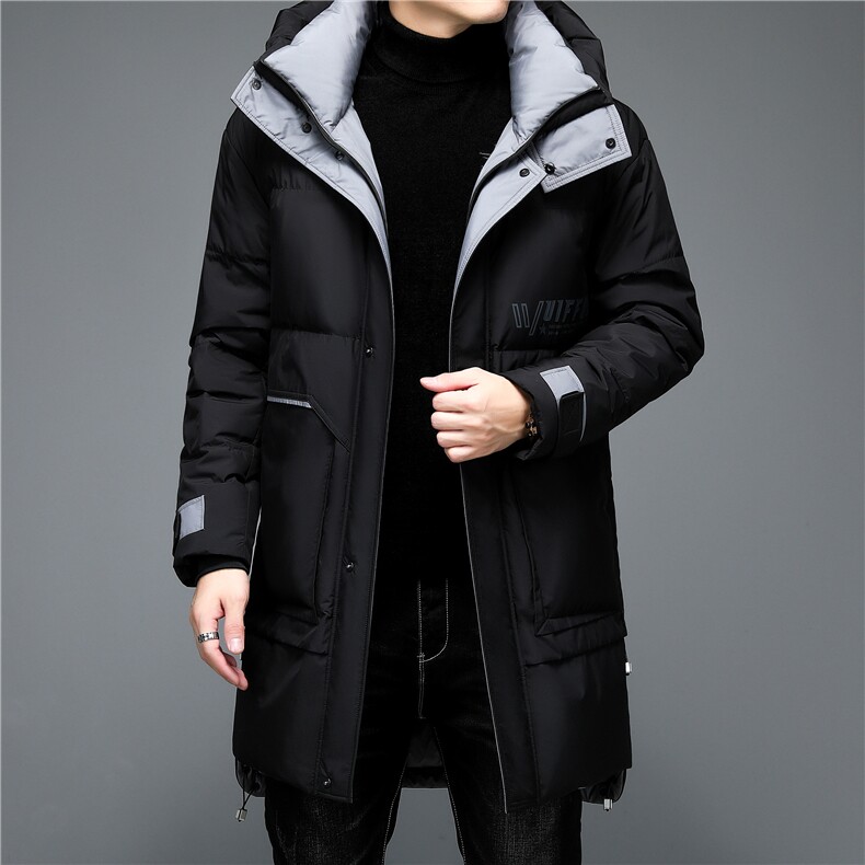新款羽绒服男白鸭绒中年商务男式爸爸装休闲羽绒外套ALXB817-P385,男装羽绒服,电商B212（原钱塘6029）