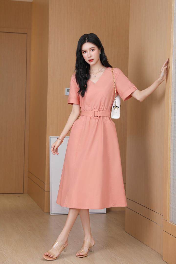 夏季新款韩版连衣裙，女装连衣裙，百妹仟红