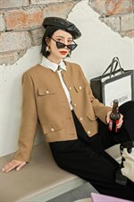 金纺毛感斜纹面料，其它，他她迷