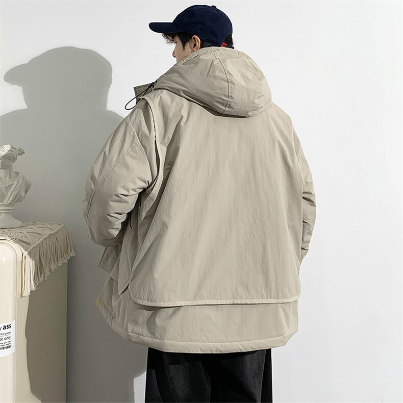 冬上新加棉加厚棉服潮青少年连帽棉衣外套男女8318-P130控价178,男装棉衣,电商A441-1