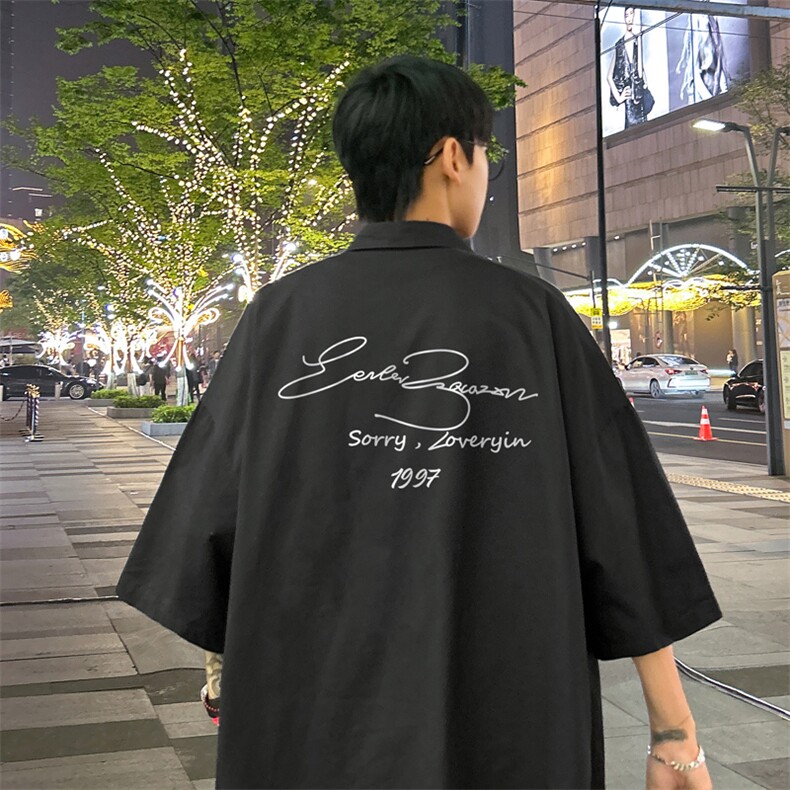 量大优供视频冰丝短袖衬衫男DS211-特P25,男装衬衫,电商B367