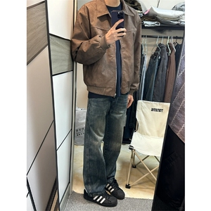 【网图】现货 抖音可送样衣PU皮衣 聚酯纤维 YK86027-P65图片