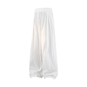 8XL-M 麻天丝套装慵懒宽松衬衫抽绳阔腿裤夏季薄款防晒衣男TZ111图片