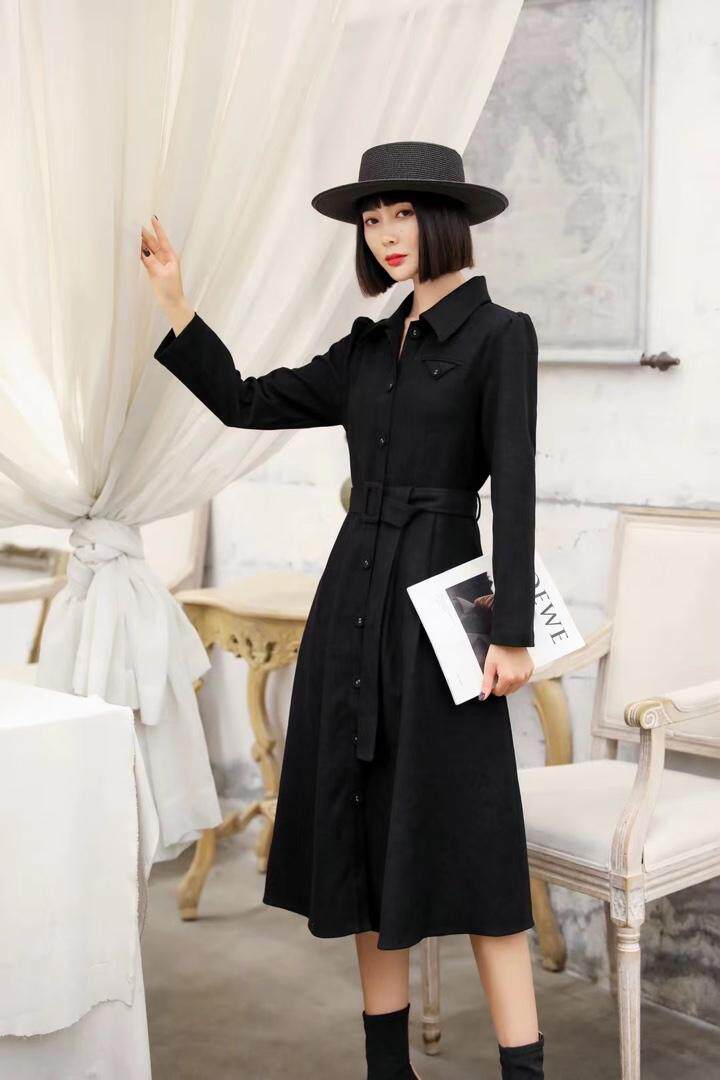 风衣裙，女装风衣，博内歌特