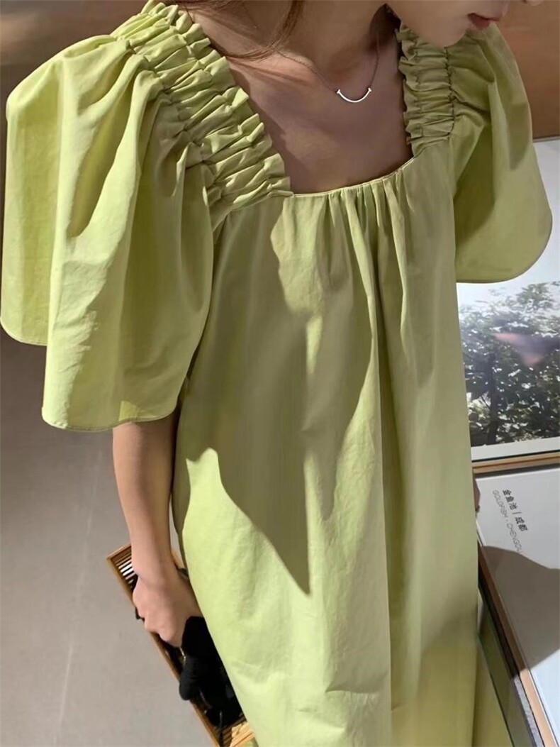 【DAVIDA】韩版压褶套头连衣裙，女装连衣裙，DAVIDA