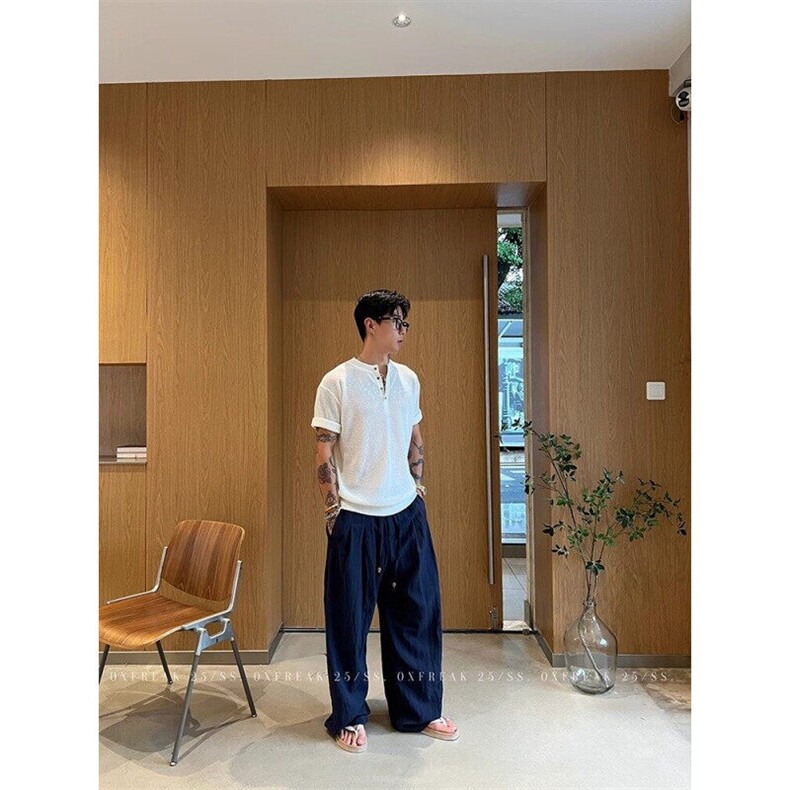 【量大价优】天丝亚麻休闲裤ootd穿搭K08001P55,男装休闲裤,星座1004（原星座815-3）