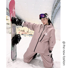 防风防水滑雪服套装男女同款两件套中性保暖外套TZ027-P240控348，男装棉衣，电商A001