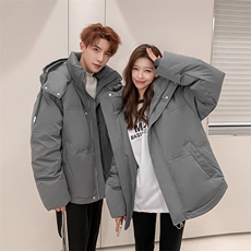 主推韩版情侣装羽绒服男短款男女中青年学生创意羽绒外套，男装羽绒服，钱塘723