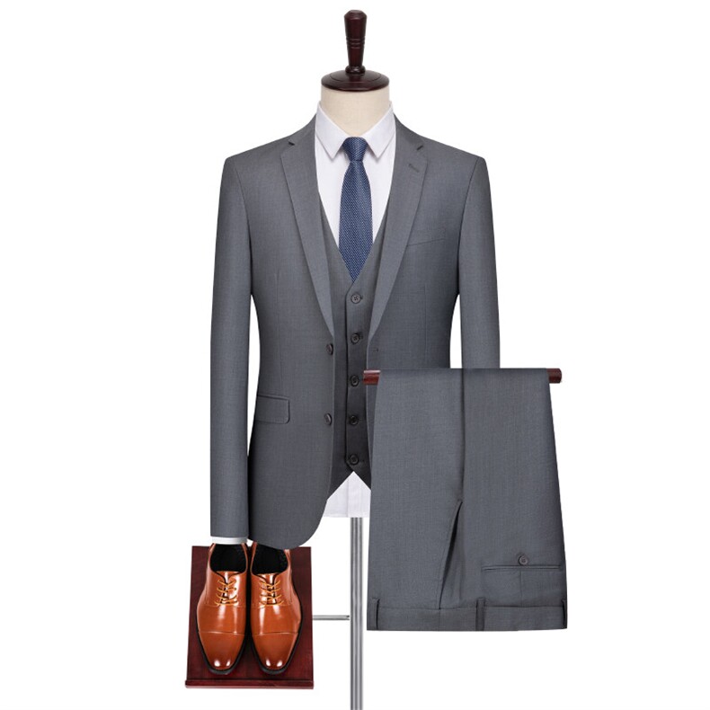 高品质商务休闲西服三件套，男装西服，电商D210