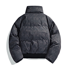 支持二开冬装加棉加厚立领棉服男女棉衣外套光板面包服M819-P75，男装棉衣，电商A441