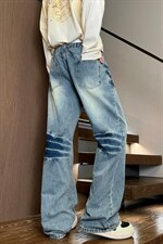 XZ616春季重磅美式猫须复古水洗渐变休闲牛仔长裤K26019特P40，男装休闲裤，星座512A（原616）