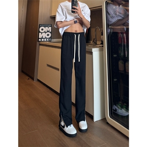 现货 松紧腰冰丝修身拉链西裤休闲裤男 K701-K702-K703-P45 控68图片