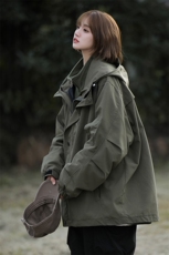 C2015-TP90控158-秋季户外冲锋衣女Cityboy宽松潮牌日系夹克男，男装夹克，电商A102-1
