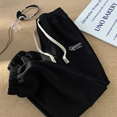 供抖音高品质大货休闲裤男裤子刺绣束脚裤416B-1-KL689-P50限68，男装休闲裤，星座416B-1