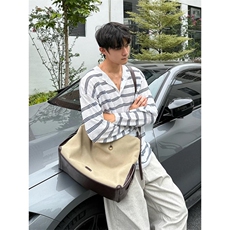 潮流简约原宿新款ins时尚慵懒日系圆领轻薄松弛感条纹针织衫MY22，男装针织衫/毛衣，星座516A