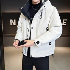 标90男羽绒服连帽休闲外套男冲锋衣羽绒服A329-YR2565-P285，男装夹克，电商A329