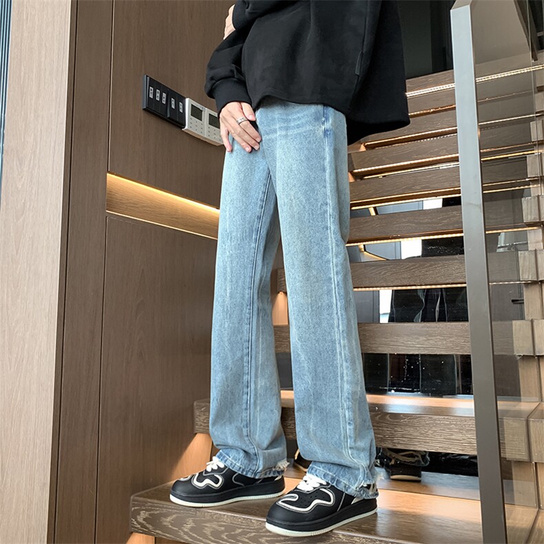 牛仔裤微喇叭直播品质B342-K9003-P45控58,男装牛仔裤,电商B342