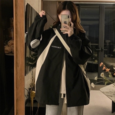 网红款2025秋上新潮牌连帽冲锋衣外套女宽松户外登山服C785-100，男装夹克，星座911-2(原星座613-2）