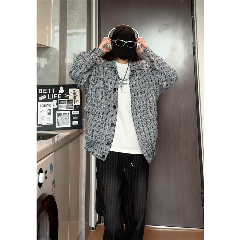 2025秋装新款夹克时尚休闲外套情侣棒球服夹克JK550-P75,男装夹克,电商A006