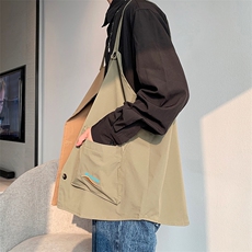 日系街头工装风背带马甲BF风拼色口袋背心男女外套潮M6070-p35，男装背心/马甲，星座1008-1