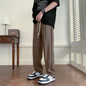 703-K1679-P40 春夏西装裤冰丝休闲直筒裤 M-4XL，男装西服套装，星座703