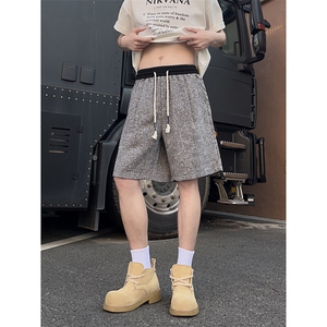 A178 男女同款冰丝速干短裤休闲夏季外穿宽松休闲裤DK160-P28图片