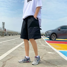 男春季新款时尚潮流休闲纯棉短裤大码工装裤D1018P30，男装休闲裤，星座1116-2