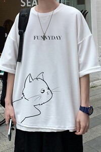 Q11149-P30 春夏季七分袖t恤男大码五分袖男短袖中袖图片