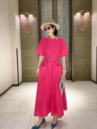 2021春夏棉连衣裙，女装连衣裙，罗漫迪飛