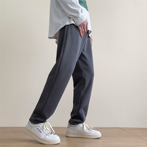 港风秋冬西装裤四色裤头宽松休闲长裤男K23309-P45控58图片