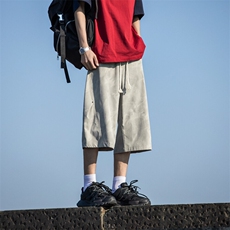 夏季新款迷彩面料立体剪裁工装短裤宽松休闲七分裤男2552特批36，男装牛仔裤，电商C305A
