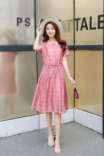 天丝面料连衣裙，女装连衣裙，艾涵o