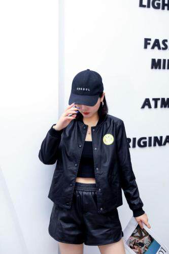 皮衣，女装皮衣，欧麦妮