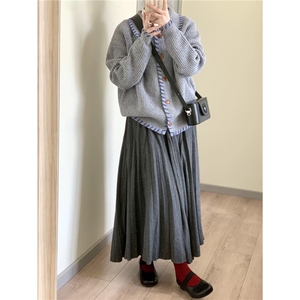 网图现货 美式秋季翻领长袖针织衫M887/P65图片