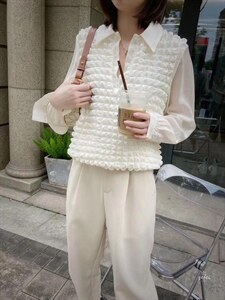 新泡泡料上衣，袖子透明料,其它,贝纳拉