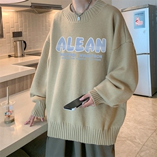 半高领毛衣男士大码针织衫男毛线衣男M18291-P45加绒款-P65，男装针织衫/毛衣，电商A040