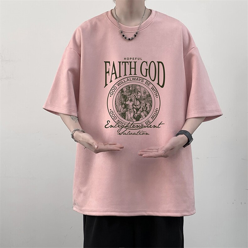 麂皮绒短袖t恤男大码半袖男JD82388-P25,男装T恤,电商A040