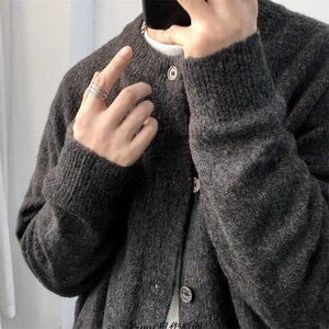 Cleanfit复古百搭松弛感开衫毛衣慵懒风软糯毛衣外套冬MZ827-P55