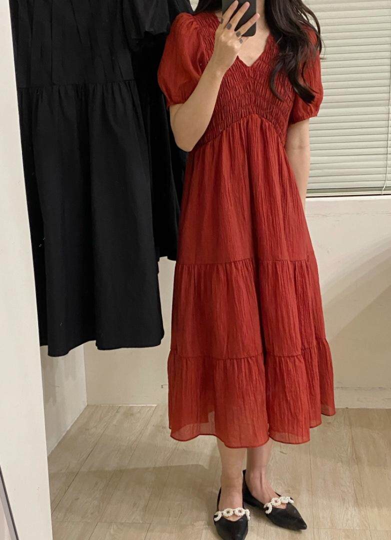 爆单王炸连衣裙推荐，女装连衣裙，唇蔻