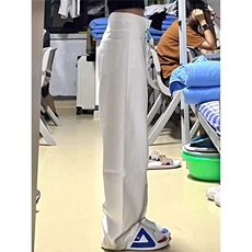 加绒加厚白色垂感阔腿牛仔裤女秋冬季新款高腰显瘦直筒拖地长裤，男装牛仔裤，星座506A