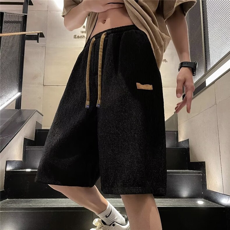 男春夏新款青少年时尚休闲裤冰丝皱DK5515P25图片