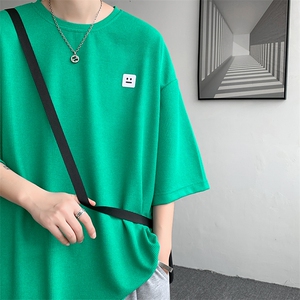 8XL-M  重磅！特大码T潮牌上衣男中性华夫格短袖T恤DX304P25控39图片