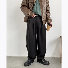 2024春季新款潮牌宽松阔腿裤美式复古垂感卫裤男现货K7640-P38，男装休闲裤，星座512-3