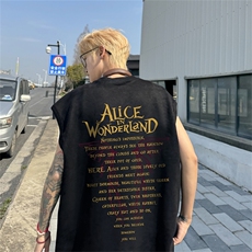 麂皮绒背心坎肩男T恤美式港风潮JB455-特P19控38，男装背心/马甲，电商B370