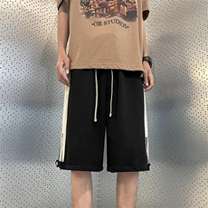 K3088-P33夏季宽松型时尚潮牌五分裤，男装休闲裤，星座1501-1
