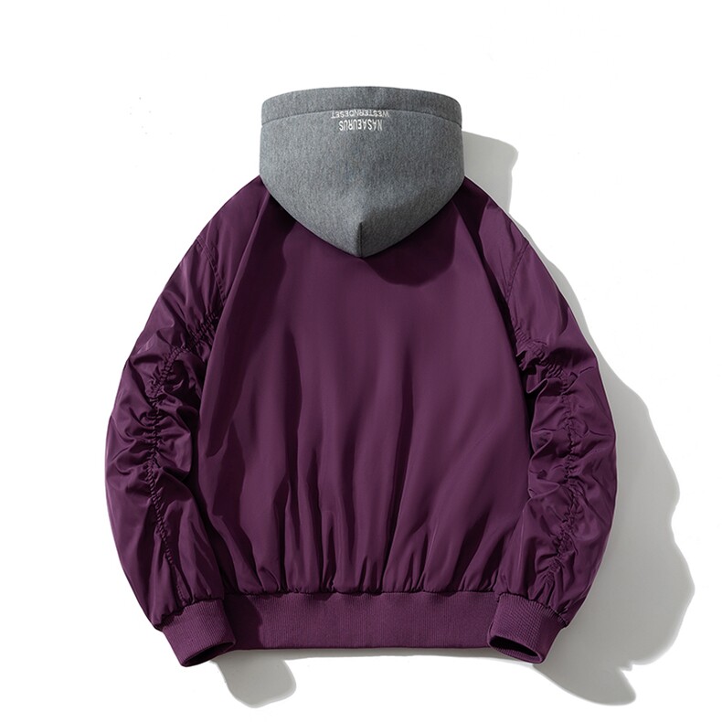 现货秋冬新款棉衣外套可拆卸帽子棒球服夹克,男装棉衣,电商A105