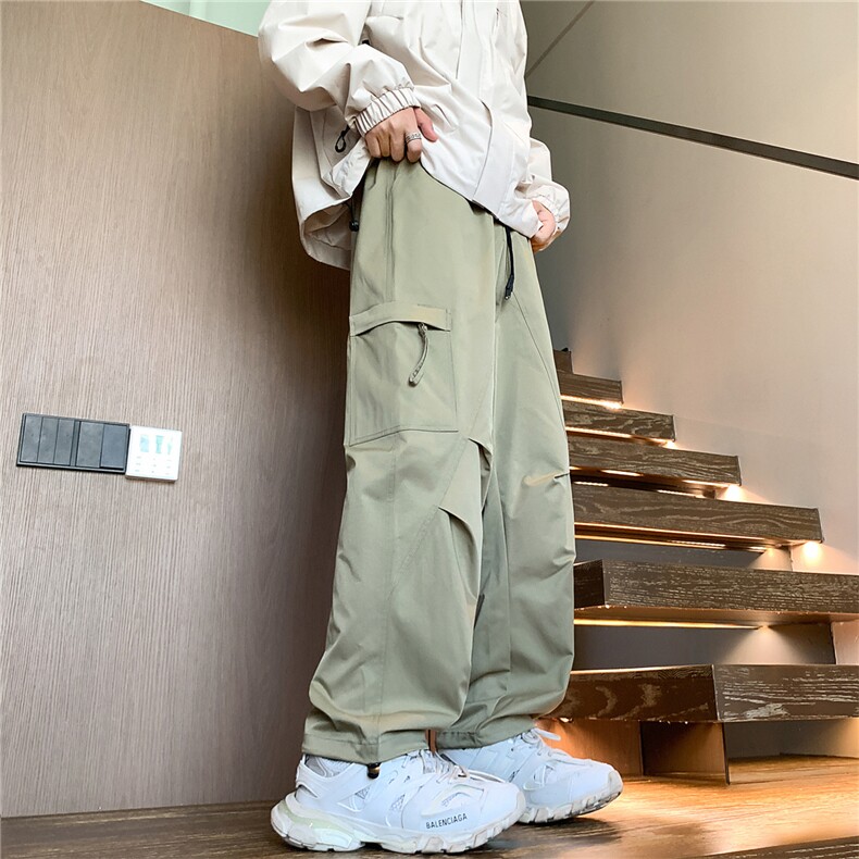特P45控78户外冲锋裤登山徒步宽松直筒休闲长裤子100聚酯K407,男装休闲裤,电商B370