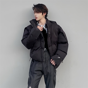2025秋冬保暖加厚立领棉服外套金属环扣男棉衣1515-P110图片