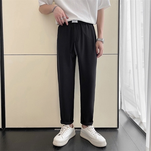 轻熟风~M~5XL~速哲同款夏季冰丝垂感弹力休闲裤 X17/P50图片